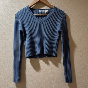 Old Navy Light Blue Knit Sweater